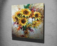 Wallity Obraz na plátne Sunflowers KC265 45x45 cm