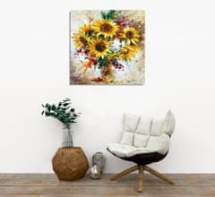 Wallity Obraz na plátne Sunflowers KC265 45x45 cm