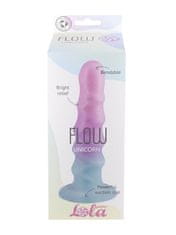 Lola Games Lola Flow Unicorn (17 cm), silikónové dildo so zárezmi