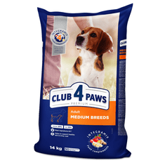 Club4Paws Premium pre dospelých psov stredných plemien 14kg