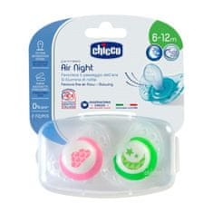 Chicco Physio Air Lumi Upokojujúci cumlík svietiaci v tme, 6m+