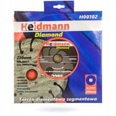 GEKO Segmentový diamantový kotúč 230 mm M14 Heidmann