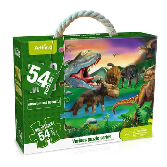 Rappa Puzzle s dinosaurami maxi- 54 dielov 87 x 58 cm