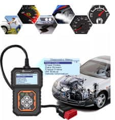 Farrot  Kompletné diagnostické nástroje OBD2/EOBD Automobilový priemysel Profesionálna čítačka kódov Skener OBD2 LCD T31