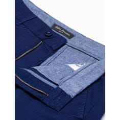 OMBRE Pánske voľnočasové šortky DEXTER tmavo modré MDN15542 S
