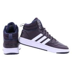 Adidas Obuv grafit 40 2/3 EU Hoops 30 Mid Wtr