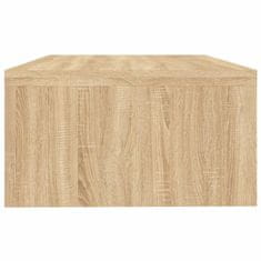 Vidaxl Stojan na monitor farba dubu sonoma 42x24x13 cm drevotrieska