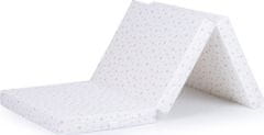 Chipolino Skladací matrac 120x60 cm White/powder stars