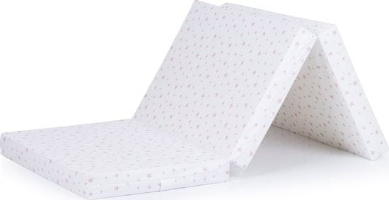 Chipolino Skladací matrac 120x60 cm White/powder stars