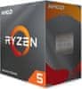 Ryzen 5 4500 procesor, 6 jedrni, 12 niti, 3,6 GHz, 4,1 GHz Boost, Wraith Stealth (100-100000644BOX)