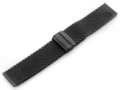 Pacific Náramok 12 - Mesh Hq - Matte Black 24mm