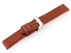 Tayma Kožený remienok na hodinky W27 - Premium - Hnedý - 20 mm