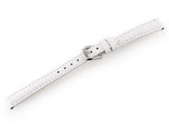 Tayma Kožený remienok na hodinky W30 – v krabičke – biely – 12 mm