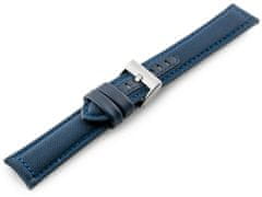 Tayma Kožený remienok na hodinky W34 - Premium - námornícka modrá - 20 mm