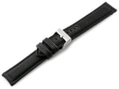 Tayma Kožený remienok na hodinky W34 - Premium - Black/Black - 20 mm
