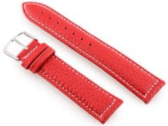 Tayma Kožený remienok na hodinky W71 - červený - 22 mm