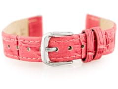 Tayma Kožený remienok na hodinky W41 - ružový - 16 mm