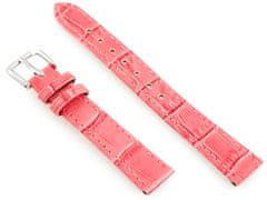 Tayma Kožený remienok na hodinky W41 - ružový - 12 mm