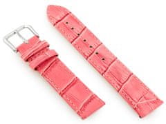 Tayma Kožený remienok na hodinky W41 - ružový - 18 mm