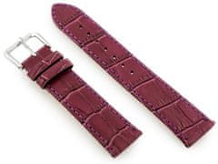 Tayma Kožený remienok na hodinky W41 - fialový - 22 mm