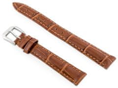 Tayma Kožený remienok na hodinky W64 - Hnedý - 12 mm