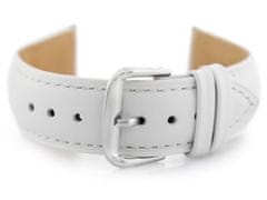 Tayma Kožený remienok na hodinky W94 - biely - 16 mm