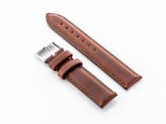 Tayma Kožený remienok na hodinky W46 - Tmavohnedý - 12 mm