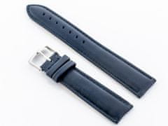 Tayma Kožený remienok na hodinky W83l - námornícka modrá - 18 mm