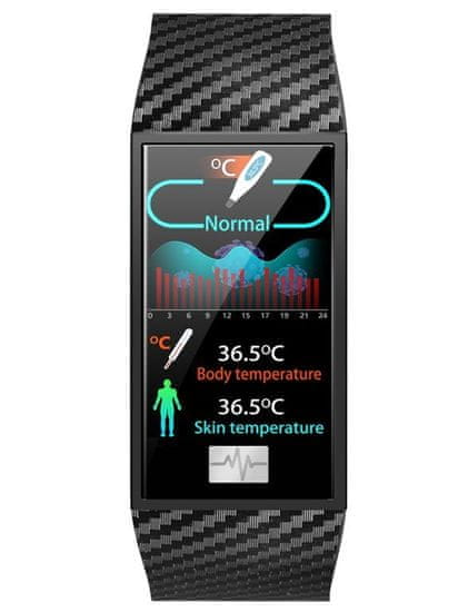 Pacific Smartband Unisex 16-1 – monitor srdcového tepu, teplomer (Sy014a)