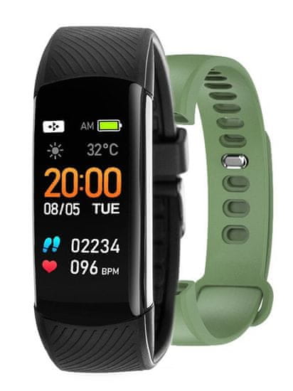 Rubicon Smartband Unisex Rnce59 – dva popruhy, monitor krvného tlaku (Sr012d)