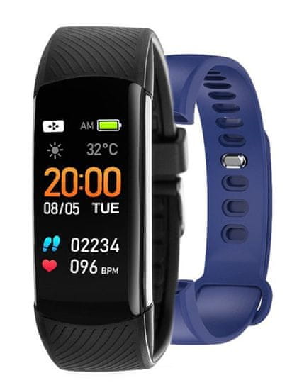 Rubicon Smartband Unisex Rnce59 – dva popruhy, monitor krvného tlaku (Sr012e)