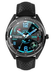 Gino Rossi Pánske inteligentné hodinky Sw011-1 Black/Black + extra remienok (Sg006a)