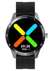 Gino Rossi Pánske inteligentné hodinky Sw018-1 strieborné/čierne (Sg012a) vlastné ciferníky