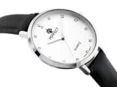 PERFECT WATCHES Dámske hodinky B7249 Antialergické (Zp848a) Čierno/Strieborné