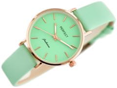 PERFECT WATCHES Dámske hodinky A0359 – zelená/ružovozlatá (Zp841e)