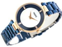 Pacific Dámske hodinky X6119 – modré/ružovozlaté (Zy624c)