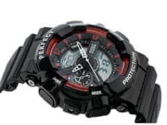 PERFECT WATCHES Pánske hodinky Shock (Zp219d) Black/Red