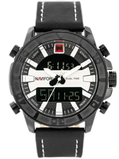 NaviForce Pánske hodinky - Nf9114 (Zn046a) - čierne/strieborné