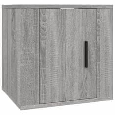 Vidaxl 7-dielna súprava TV skriniek sivý dub sonoma spracované drevo