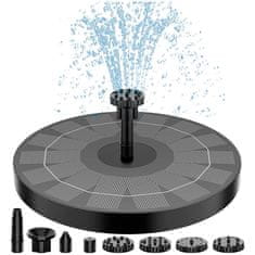 Solárna plávajúca vodná fontána, ideálna do záhrad a rybníkov, jednoduchá inštalácia, energeticky úsporná, kúpeľ pre vtáky, FountainStar