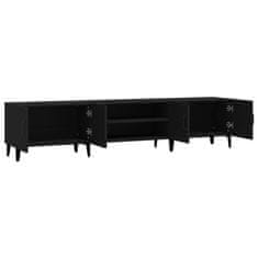 Vidaxl TV skrinka čierna 180x31,5x40 cm kompozitné drevo