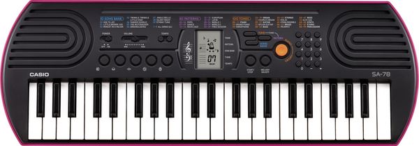 moderné klávesy casio sa78 detské vstavané reproduktory super zvuk prvé hranie na keyboard batérie