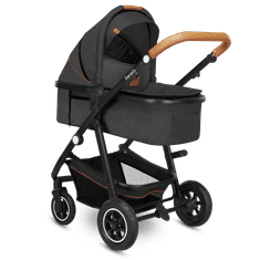 Lionelo Kombinovaný kočík AMBER 2IN1 2023 GREY GRAPHITE