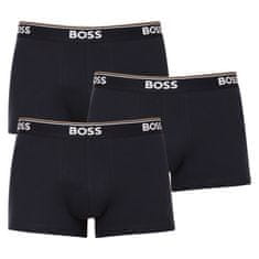 BOSS 3PACK pánske boxerky tmavo modré (50475274 480) - veľkosť M