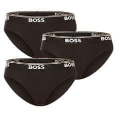 BOSS 3PACK pánske slipy čierné (50475273 001) - veľkosť M