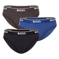 BOSS 3PACK pánske slipy viacfarebné (50475273 487) - veľkosť M