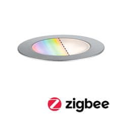 Paulmann PAULMANN Plug a Shine LED zemné svietidlo Smart Home Zigbee Floor RGBW samostatné svietidlo IP67 RGBW 2W oceľ 947.51 94751