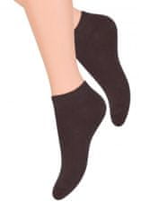 Amiatex Dámske ponožky 052 black + Nadkolienky Gatta Calzino Strech, čierna, 35/37