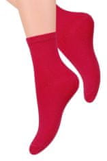 Amiatex Dámske ponožky 037 red + Nadkolienky Gatta Calzino Strech, červená, 35/37