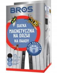 BROS Sieť proti hmyzu na dvere 160x220 cm biela